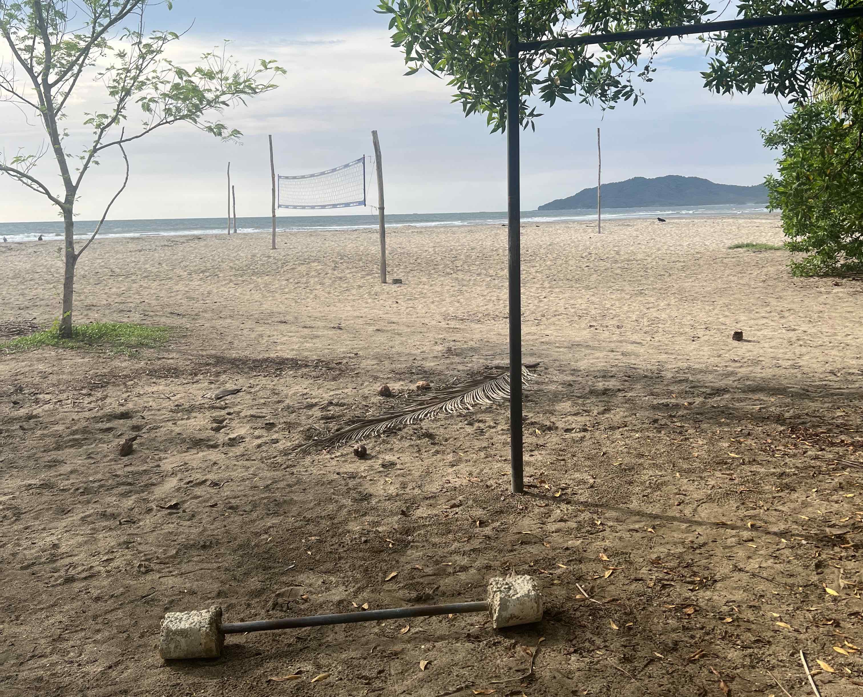 Beach gym at Tamarindo